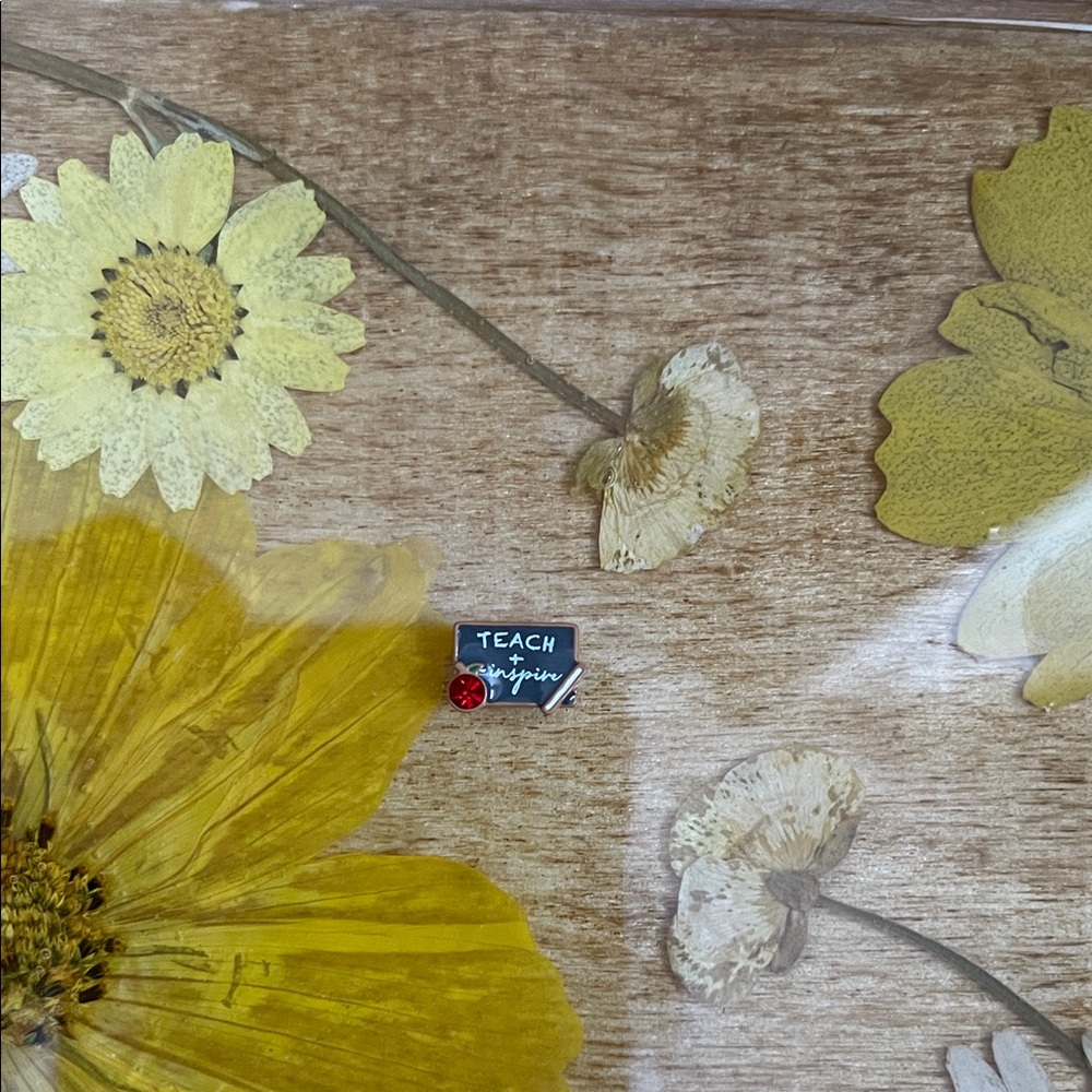 Origami owl teacher charm